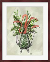 Vase Of Flamingos Fine Art Print