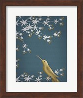 Golden Hummingbird 1 Fine Art Print