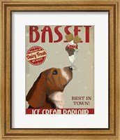 Basset Hound Ice Cream Fine Art Print