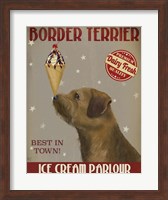 Border Terrier Ice Cream Fine Art Print