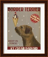 Border Terrier Ice Cream Fine Art Print