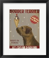 Border Terrier Ice Cream Fine Art Print