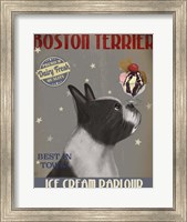 Boston Terrier Ice Cream Fine Art Print