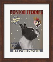 Boston Terrier Ice Cream Fine Art Print