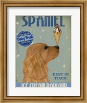 Cocker Spaniel, Golden, Ice Cream Fine Art Print