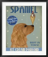 Cocker Spaniel, Golden, Ice Cream Fine Art Print