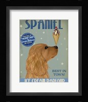 Cocker Spaniel, Golden, Ice Cream Fine Art Print