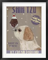 Shih Tzu Ice Cream Fine Art Print