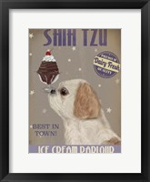 Shih Tzu Ice Cream Fine Art Print