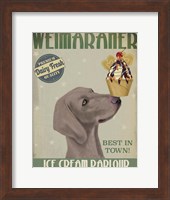 Weimaraner Ice Cream Fine Art Print