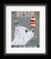 Westie Ice Cream Fine Art Print