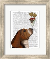 Basset Hound Ice Cream Fine Art Print