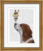 Beagle Ice Cream Fine Art Print