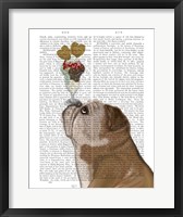 English Bulldog Ice Cream Fine Art Print
