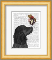 Cocker Spaniel, Black, Ice Cream Fine Art Print