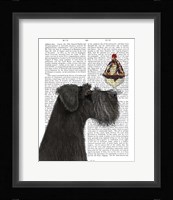 Schnauzer, Black, Ice Cream Fine Art Print