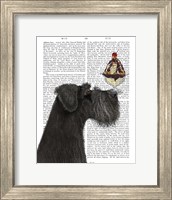 Schnauzer, Black, Ice Cream Fine Art Print