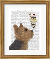 Yorkshire Terrier Ice Cream Fine Art Print