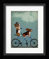 Basset Hound Tandem Fine Art Print