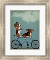 Basset Hound Tandem Fine Art Print