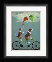 Beagle Tandem Fine Art Print