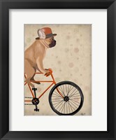 French Bulldog on Bicycle Fine Art Print