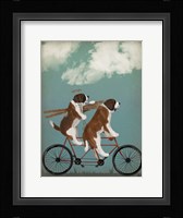 St Bernard Tandem Fine Art Print