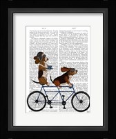 Basset Hound Tandem Fine Art Print