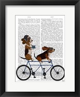 Basset Hound Tandem Fine Art Print