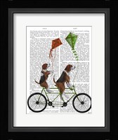 Beagle Tandem Fine Art Print