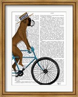 Boxer on Bicycle Fine Art Print