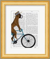 Boxer on Bicycle Fine Art Print