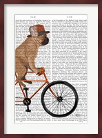 French Bulldog on Bicycle Fine Art Print