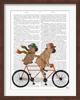 French Bulldog Tandem Fine Art Print