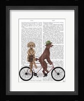 Poodle Tandem Fine Art Print