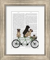 Pug Tandem Fine Art Print