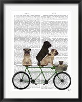 Pug Tandem Fine Art Print