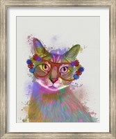 Rainbow Splash Cat 1 Fine Art Print