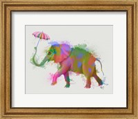 Rainbow Splash Elephant Fine Art Print