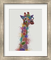 Rainbow Splash Giraffe 2 Fine Art Print