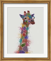 Rainbow Splash Giraffe 2 Fine Art Print