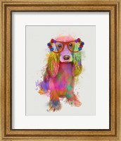 Rainbow Splash Cocker Spaniel, Full Fine Art Print