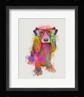 Rainbow Splash Cocker Spaniel, Full Fine Art Print