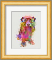 Rainbow Splash Cocker Spaniel, Full Fine Art Print