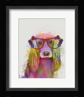 Rainbow Splash Cocker Spaniel, Portrait Fine Art Print