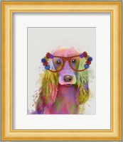 Rainbow Splash Cocker Spaniel, Portrait Fine Art Print
