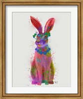 Rainbow Splash Rabbit 2, Full Fine Art Print