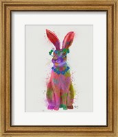 Rainbow Splash Rabbit 2, Full Fine Art Print