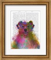 Rainbow Splash Bear Fine Art Print