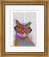 Rainbow Splash Cat 1 Fine Art Print